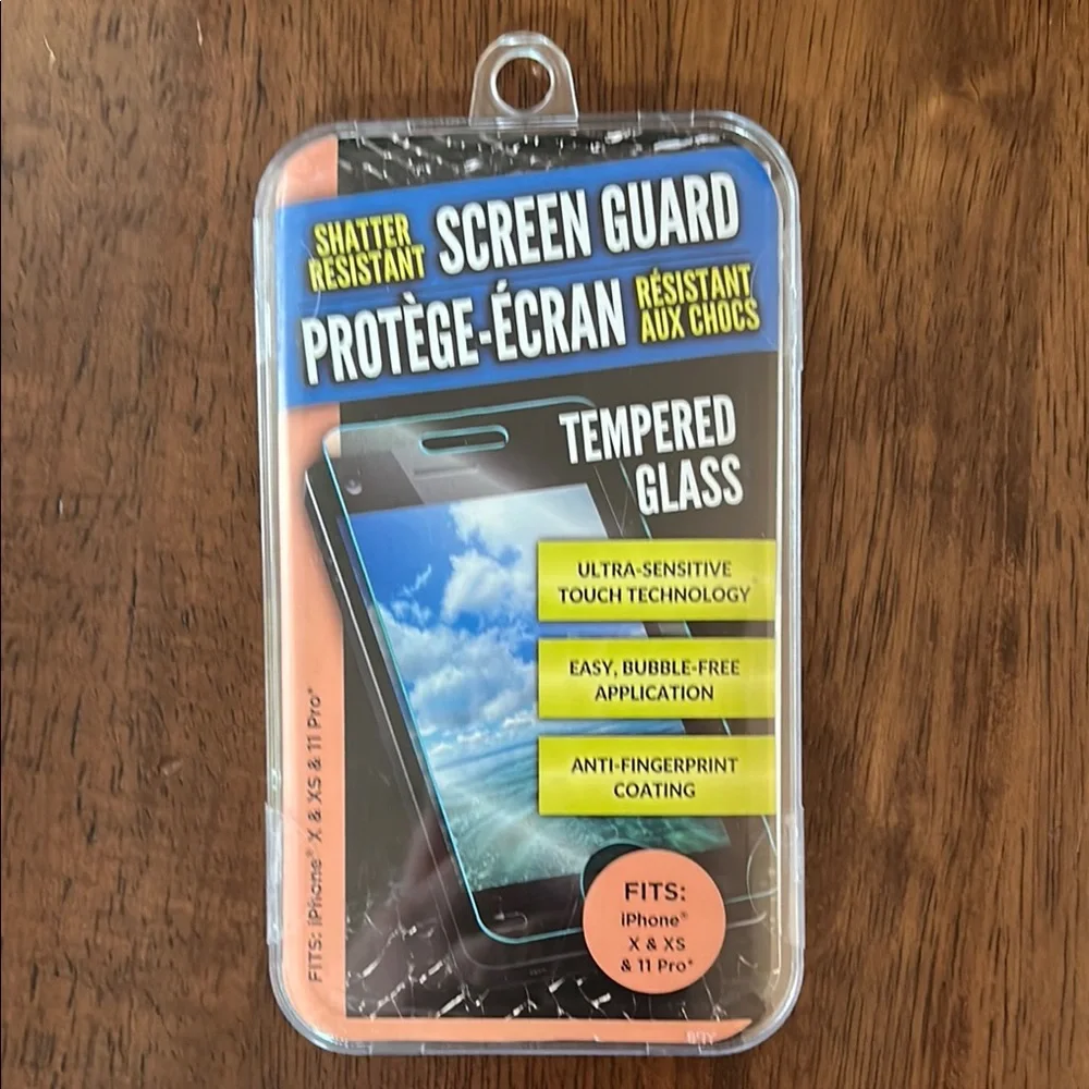 Tempered Glass Screen Protector for iPhone X/XS/11 Pro